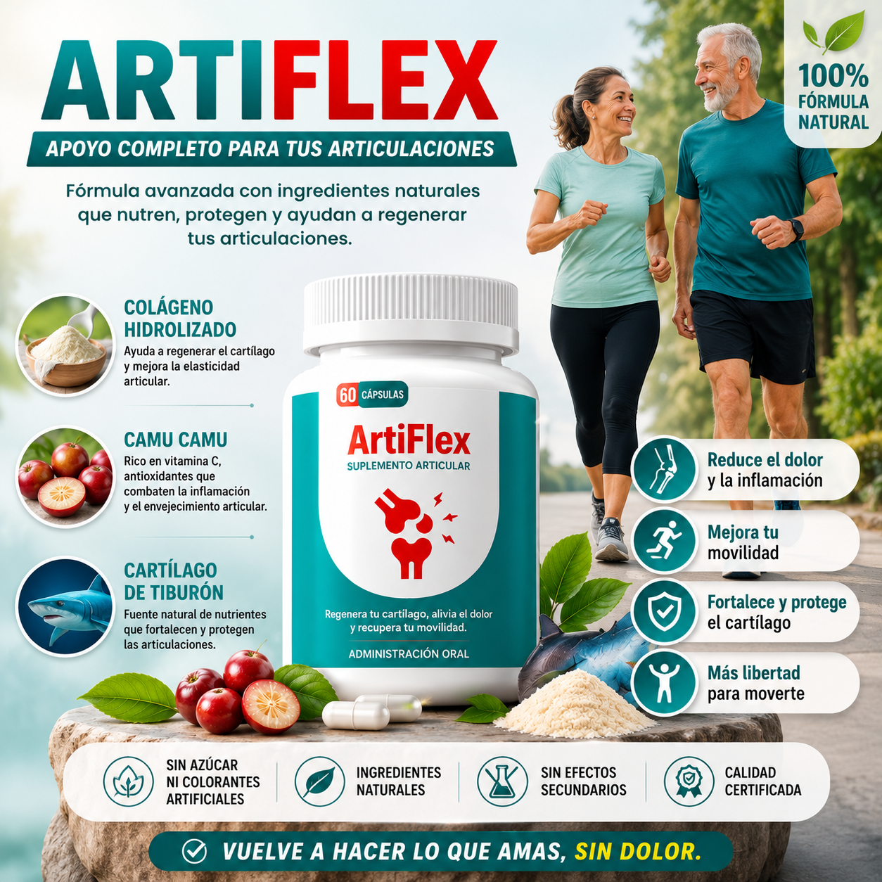 ArtiFlex – Reduce el Dolor, Mejora la Movilidad y Fortalece tus Rodillas