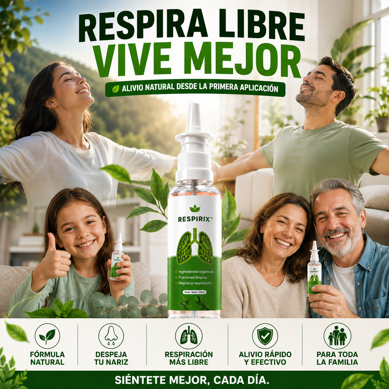 Respirix™ Herbal Spray – Respiración Fresca y Vías Nasales Despejadas