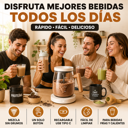 BlendGo Electric® – Mezcla Café, Proteínas y Más en Segundos