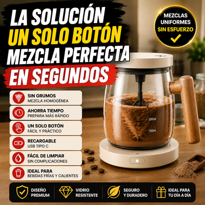 BlendGo Electric® – Mezcla Café, Proteínas y Más en Segundos