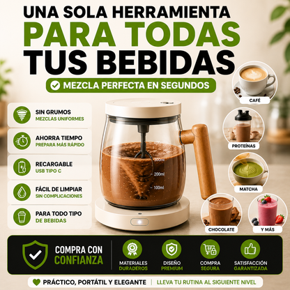 BlendGo Electric® – Mezcla Café, Proteínas y Más en Segundos