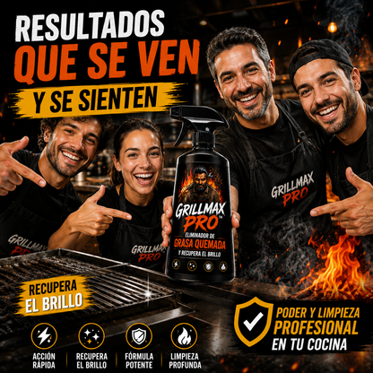 GRILLMAX PRO™ – Elimina la Grasa Quemada y Recupera el Brillo