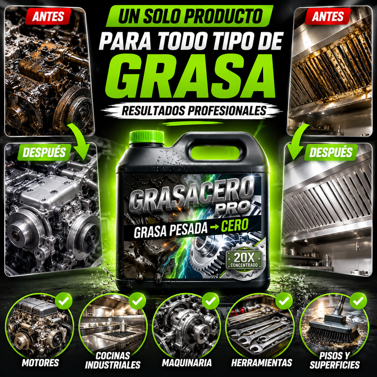 GRASACERO PRO – Elimina la Grasa Pesada sin Esfuerzo