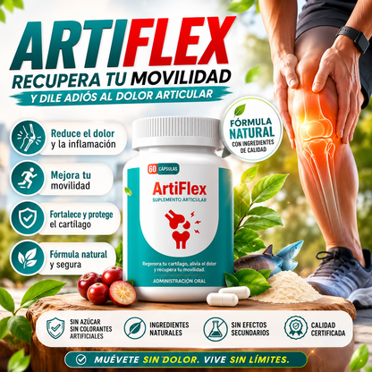 ArtiFlex – Reduce el Dolor, Mejora la Movilidad y Fortalece tus Rodillas
