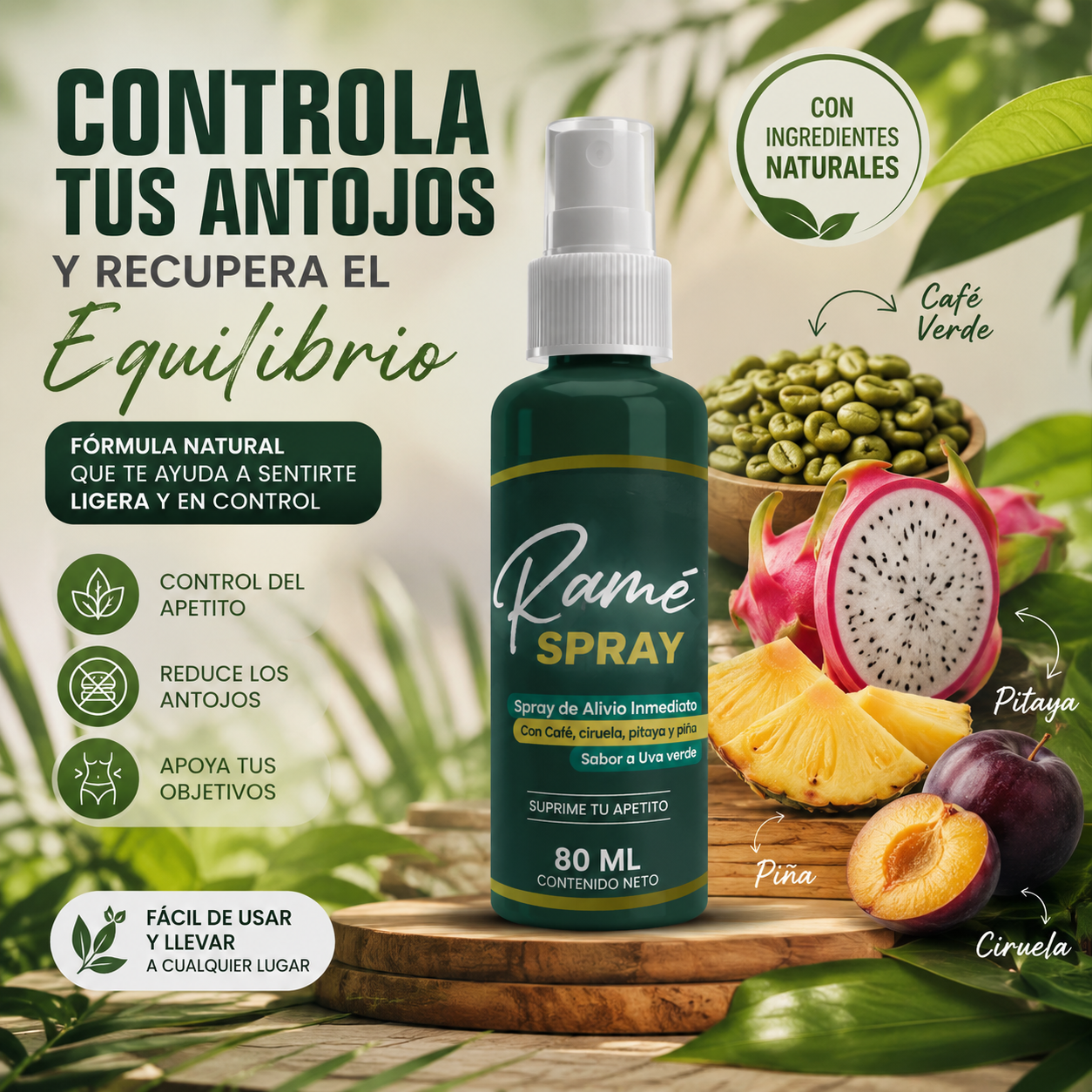 Spray Ramé – Reduce los Antojos y Controla tu Apetito