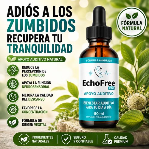 EchoFree™ | Reduce los Zumbidos y Recupera tu Tranquilidad