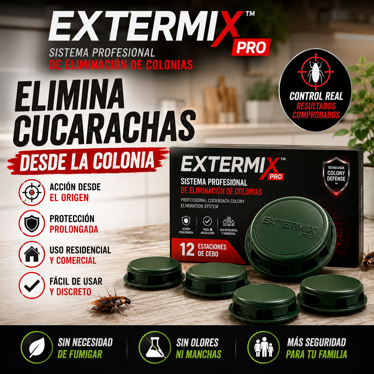 Extermix™ PRO| Sistema Profesional de Eliminación de Colonias