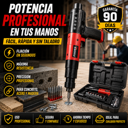 FIXORA™ – Pistola Fijadora para Concreto sin Taladro