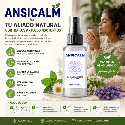Ansicalm™ – Reduce los Antojos Nocturnos y Recupera el Control