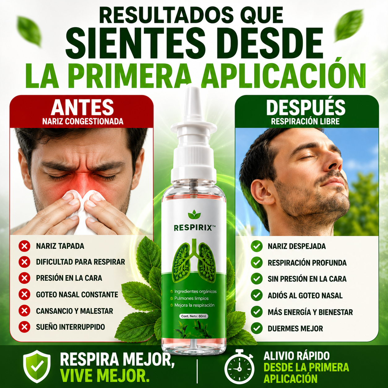 Respirix™ Herbal Spray – Respiración Fresca y Vías Nasales Despejadas